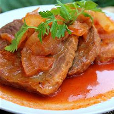 Eye of Round Steak and Ketchup
