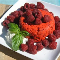 Raspberry Cream Gelatin