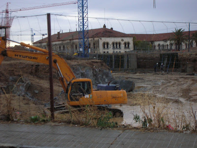Construcción de Residencial San Rafael hace unos meses. Foto: Pozoblanco News