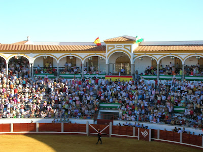 La plaza de toros de Pozoblanco, durante uno de los festejos de la feria de 2007. Foto: Pozoblanco News