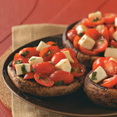 Grilled Portobellos with Mozzarella Salad Recipe