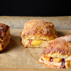 Peach Cobbler Scones