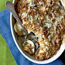 Potato, Turnip, and Spinach Baeckeoffe