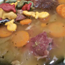 Slow Cooker Split Pea and Ham Soup