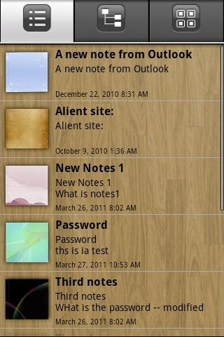 eMobile Note with Outlook Sync