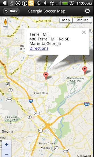 【免費運動App】Georgia Soccer Field Navigator-APP點子