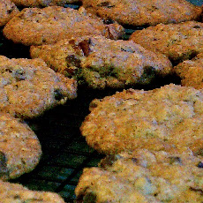 Crispy Oatmeal Cookies with Pecans and Chocolate Chips