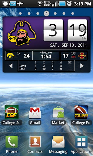 East Carolina Live Clock