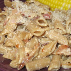 Josh's Sort-Of Carbonara or Cheesy Bacon Pasta