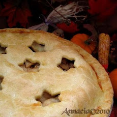 Mile-High Caramel Apple Pie