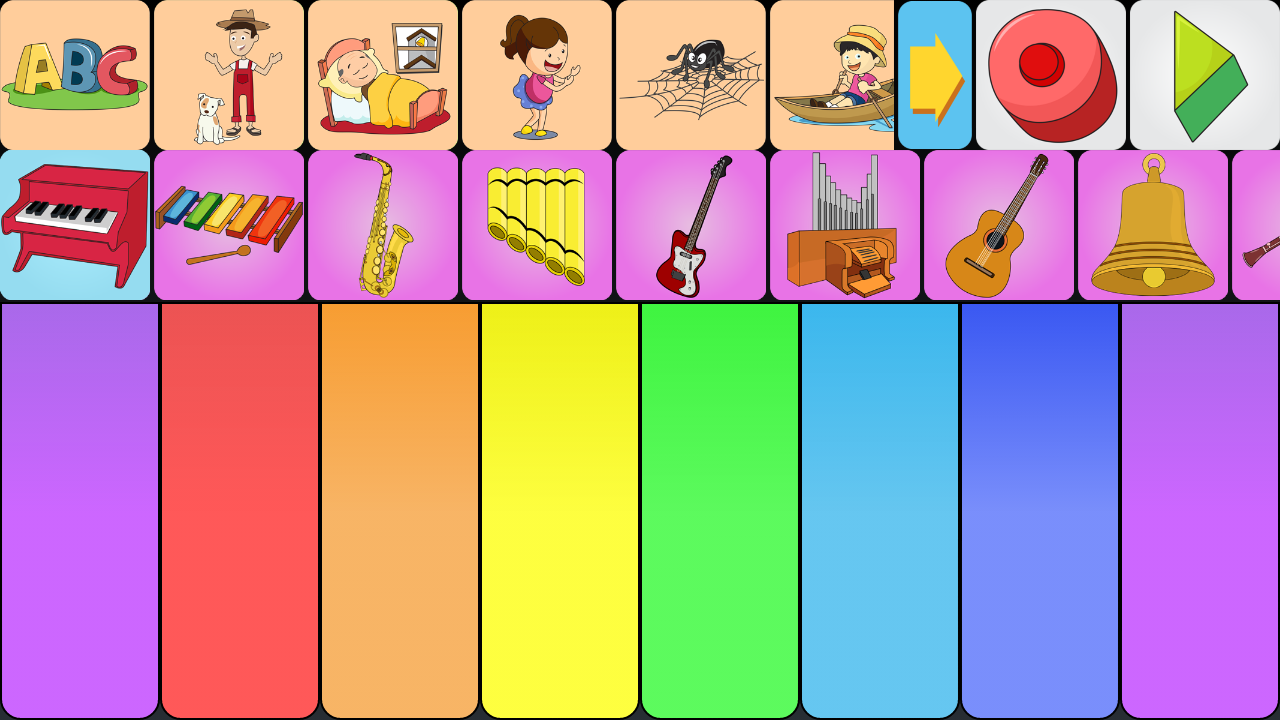 Android application Kids piano app screenshort