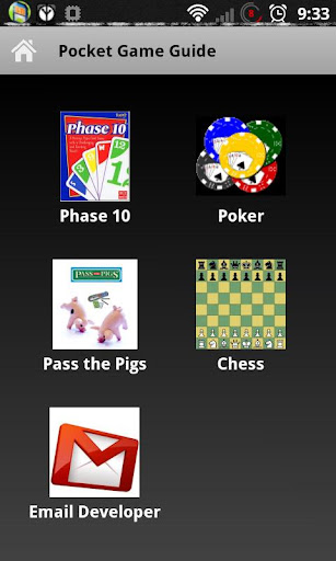 Pocket Game Guide