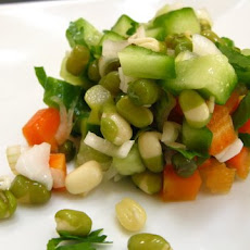 Sprouted Mung bean salad