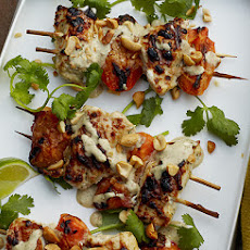 Chicken-Apricot Skewers