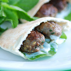 Kofta Pocket with Tzatziki Sauce