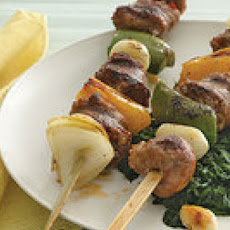 Italian Sausage Kebabs