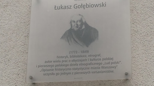 Łukasz Gołębiowski Tablica