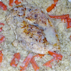 Chicken Breasts With Orzo, Carrots, Dill, and Avgolemono Sauce
