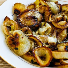 Marinated and Roasted Vidalia Onion Rings with Parmesan