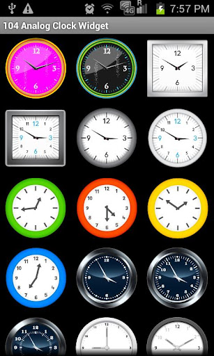 104 Analog Clock Widget