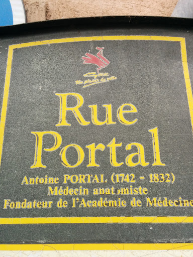 Rue À  La Mémoire D Antoine Portal