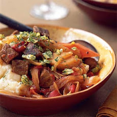 Braised Fennel with Onion and Sweet Pepper