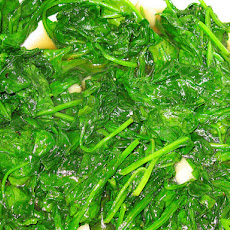 Spinach with White Wine