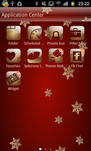 GOSMS Pro Gold Xmas Theme