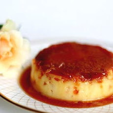 Rose Petal Flan