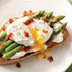 Ricotta Toasts with Asparagus and Poached Eggs