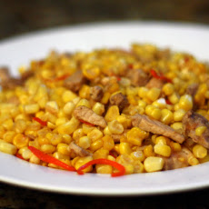 Dinner Tonight: Miao Pork with Corn and Chiles
