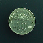 Malaysia 2nd series 10 Sen obverse