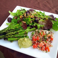 A variety of flavorful salads are available every day, always gluten free.