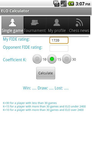 ELO Calculator Free