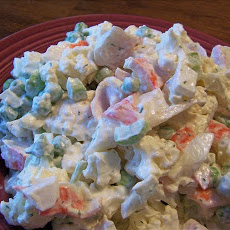 Dee's Cauliflower and Seafood Salad