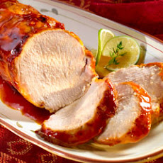 Sazon Pork Loin With Guava Sauce