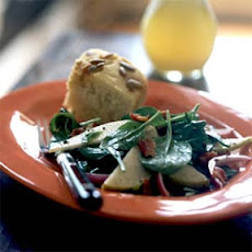 Spinach-Pear Salad with Honey-Bacon Vinaigrette