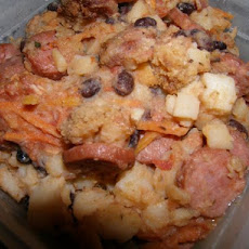 Rustic Sausage With Potatoes Casserole