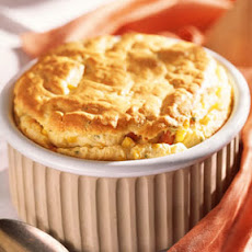 Ham, Corn, and Cheese Soufflé