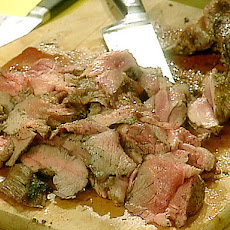 Grilled Boneless Leg of Lamb