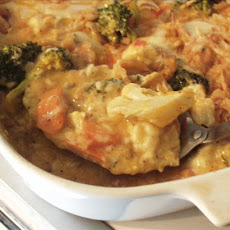 Cheesy Mixed Vegetable Bake