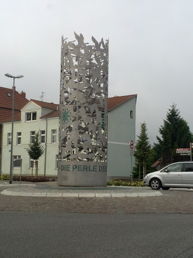 Statue am Kreisverkehr