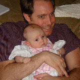 12-13 weeks old &ndash; daddy squishing in the love