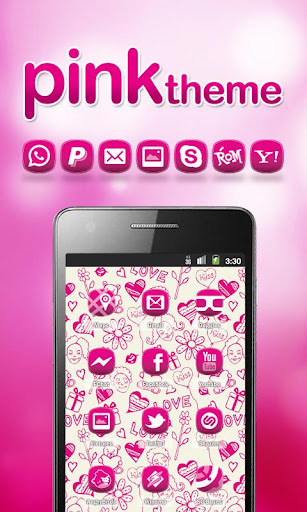 PINK Punk ADW theme HD