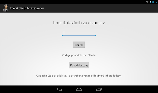 How to get Imenik Davčnih Zavezancev patch 1.0 apk for pc