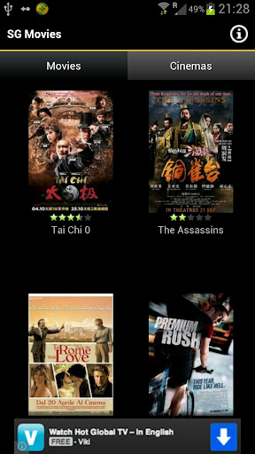 sg-movies for android screenshot