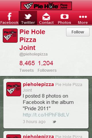 【免費生活App】Pie Hole Pizza Joint-APP點子