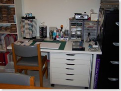 My new work table & draw unit
