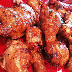 Tandoori -Style Yogurt-Marinated Chicken Legs for the Grill