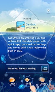 How to download GO SMS Pro OceanStar Popup ThX 1.6 apk for android